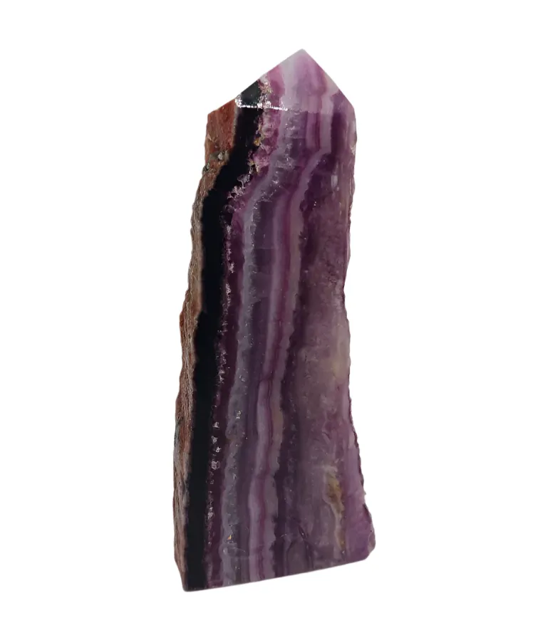 102G Banding Watermelon Fluorite Tower