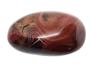 141G Sardonyx Crystal Palm Stone