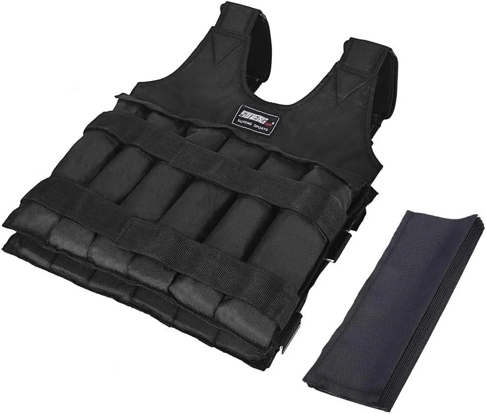 30KG Adjustable Exercise Loading Weight Vest - Weighted Vest Adjustable for Exercise