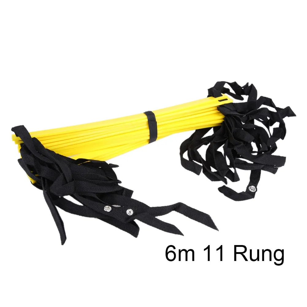  5/6/7/8/9/10/12/14Rung Nylon Straps Agility Training Ladders Soccer Football Speed Ladder Training Stairs Fitness Equipment