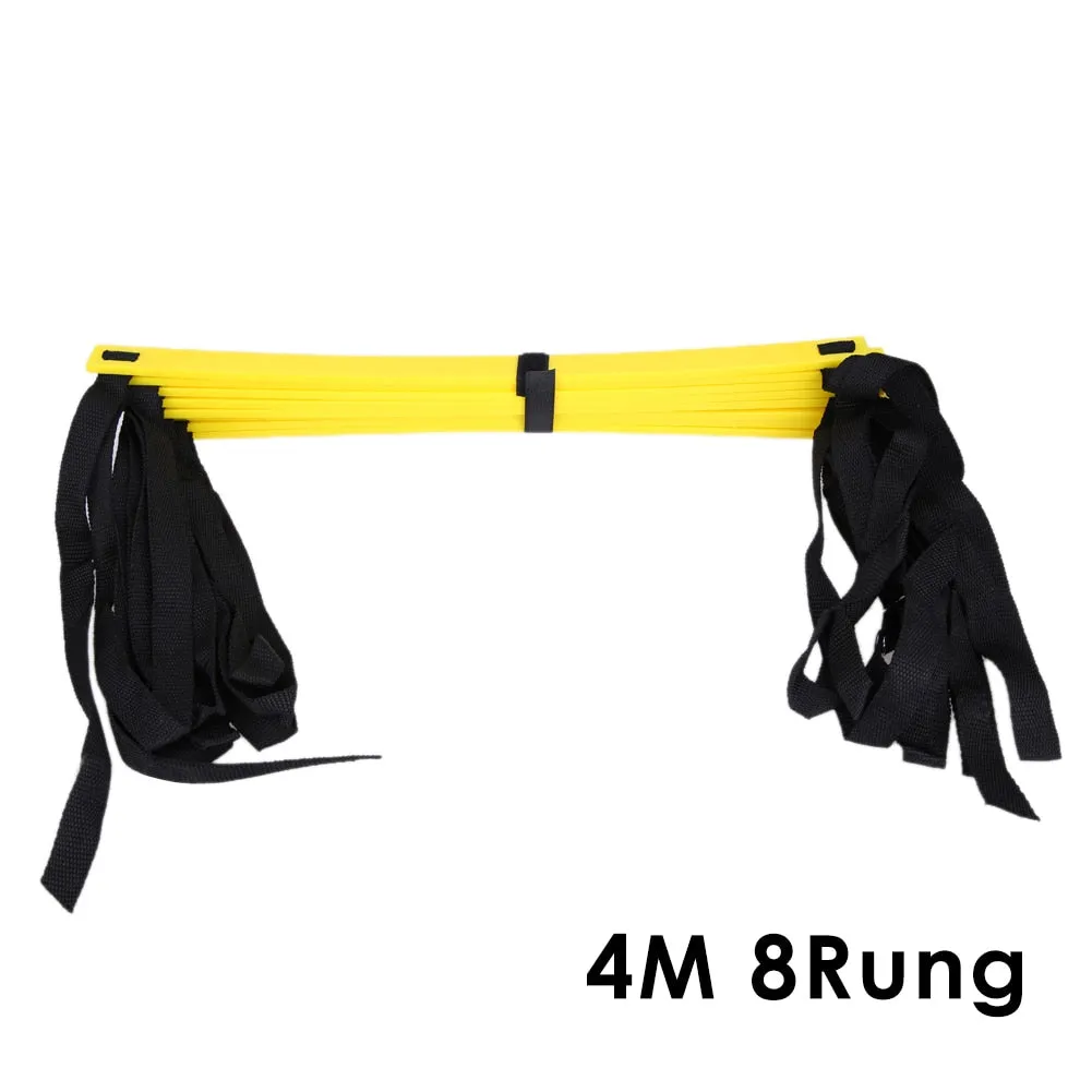  5/6/7/8/9/10/12/14Rung Nylon Straps Agility Training Ladders Soccer Football Speed Ladder Training Stairs Fitness Equipment