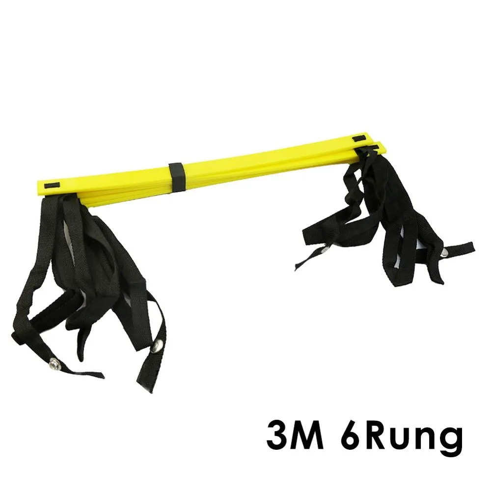  5/6/7/8/9/10/12/14Rung Nylon Straps Agility Training Ladders Soccer Football Speed Ladder Training Stairs Fitness Equipment