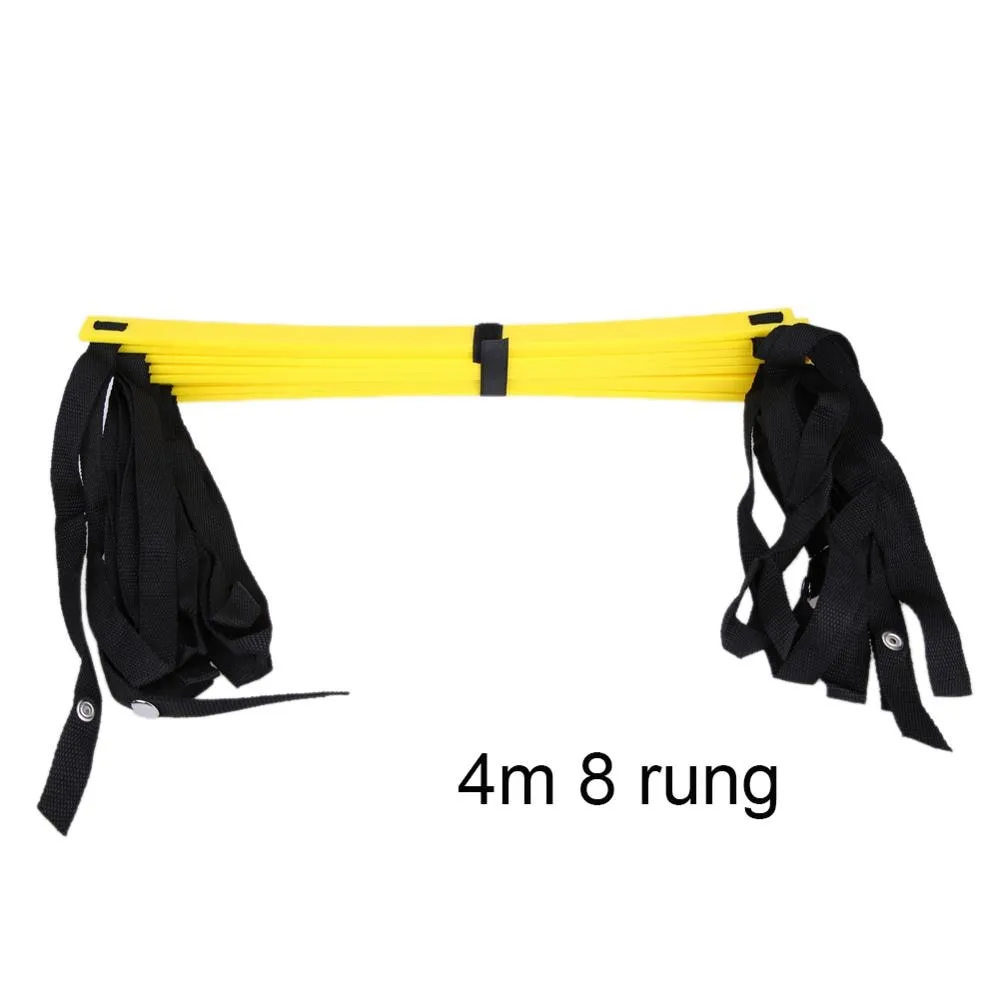  5/6/7/8/9/10/12/14Rung Nylon Straps Agility Training Ladders Soccer Football Speed Ladder Training Stairs Fitness Equipment