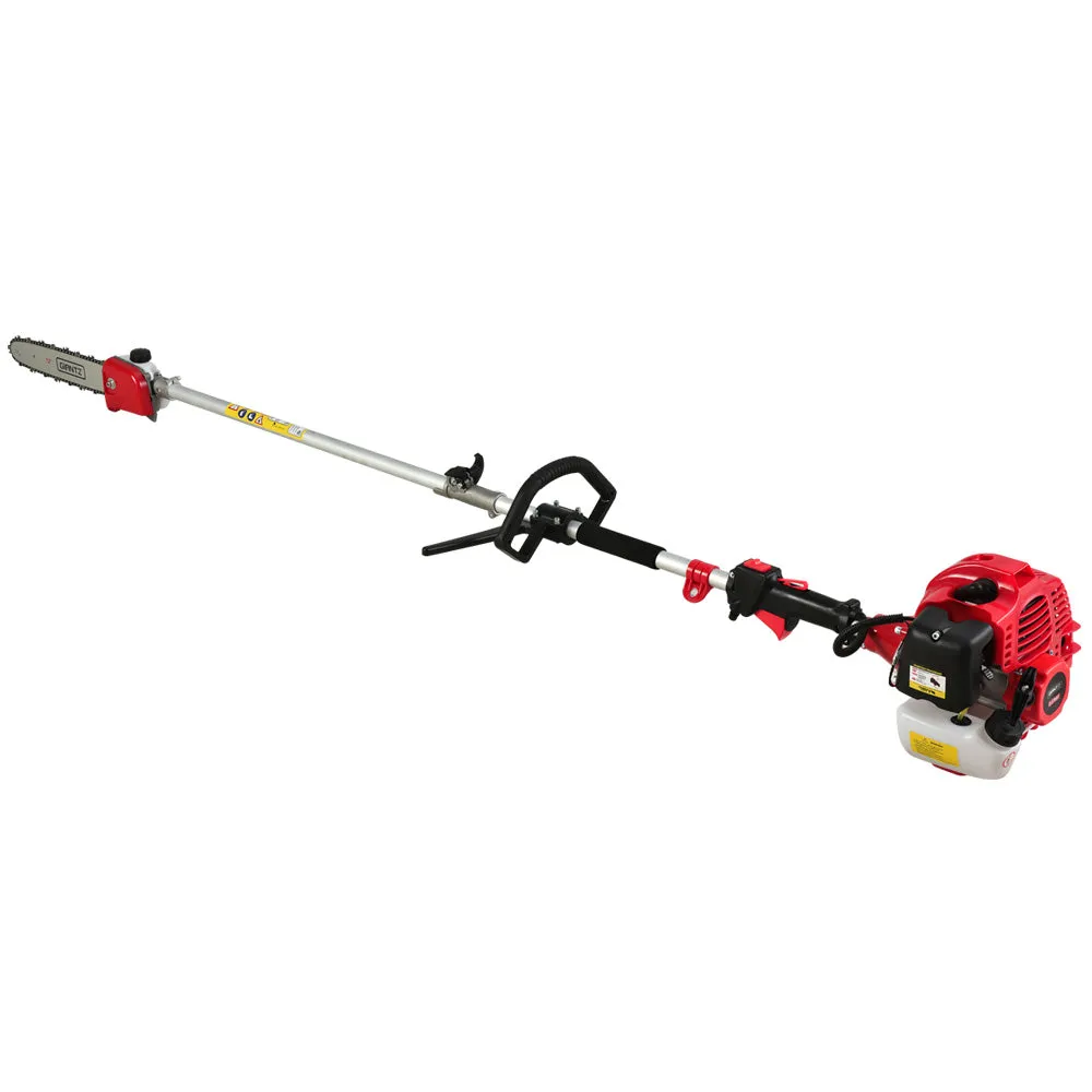 62CC Petrol Pole Chainsaw, 5.6m Long Reach, Anti-Vibration - Giantz