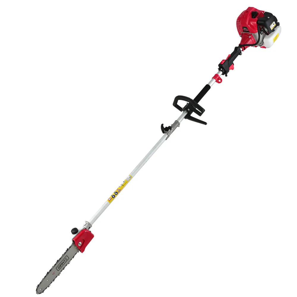 65CC Petrol Pole Chainsaw 12" w/ Extensions – Giantz