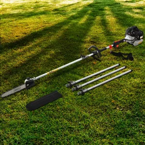 65CC Petrol Pole Chainsaw, 3 Extension Poles - Giantz