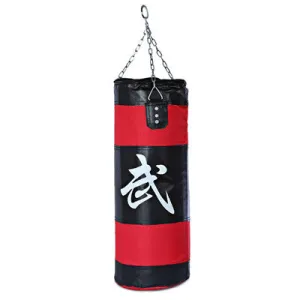 70cm Punching Bag, FItness Sandbags, Striking Drop, Hollow Empty Sand Bag with Chain Martial Art Training Punch Target