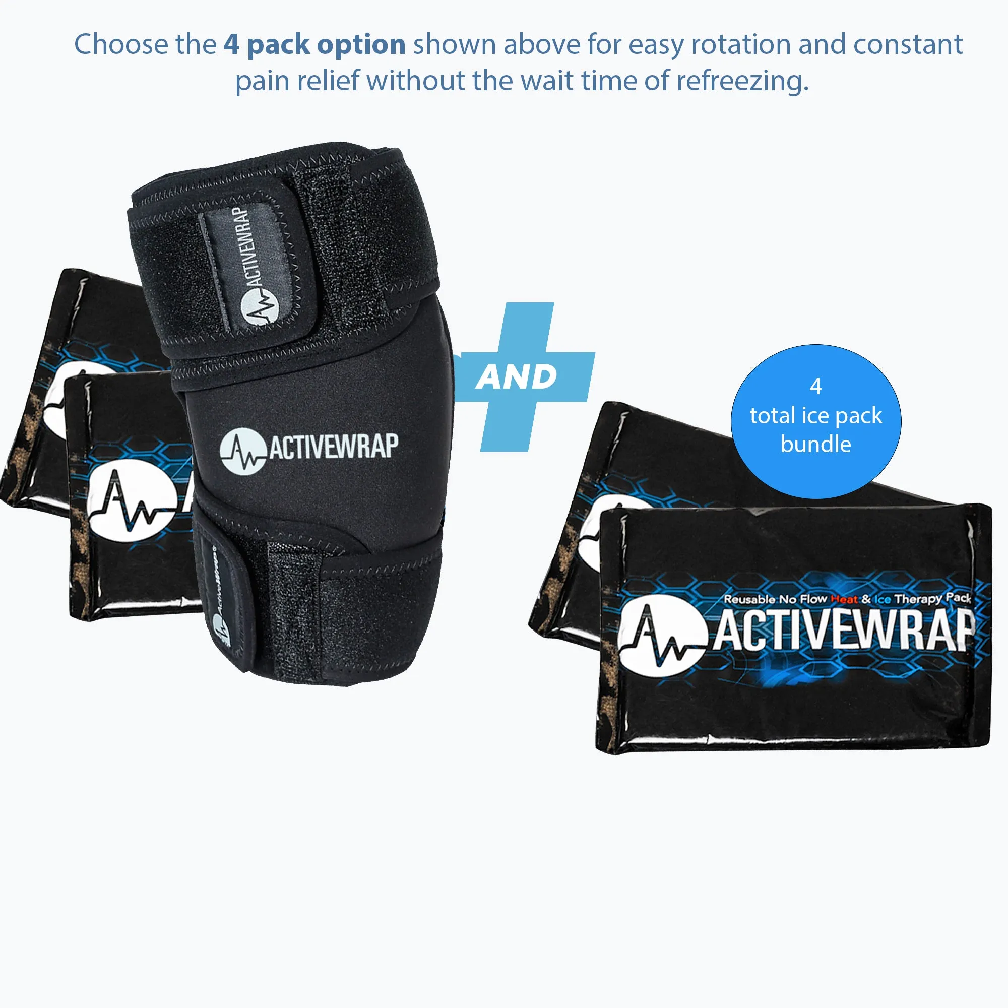 ActiveWrap® KNEE Heat and Ice Wrap | Ice Packs