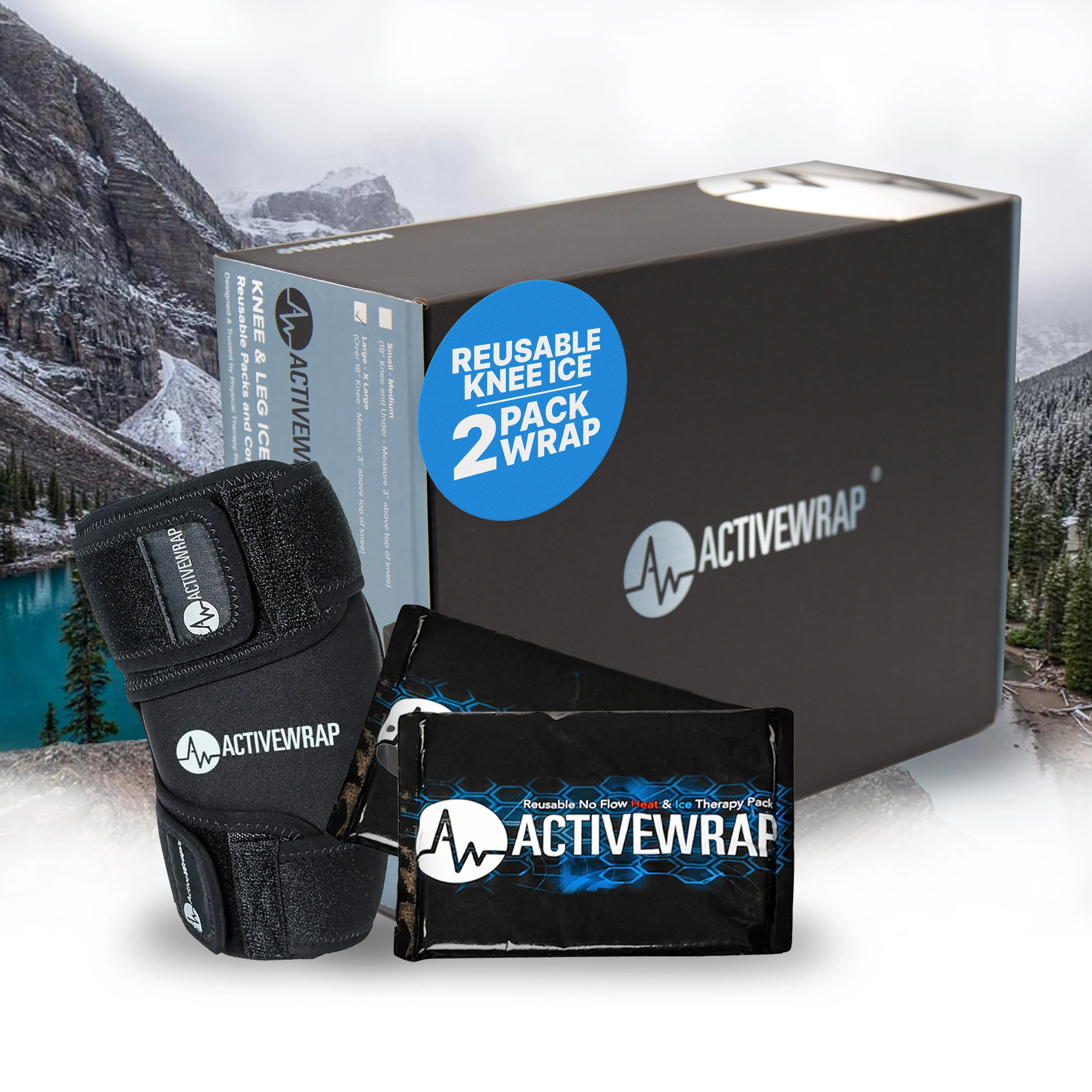 ActiveWrap® KNEE Heat and Ice Wrap | Ice Packs