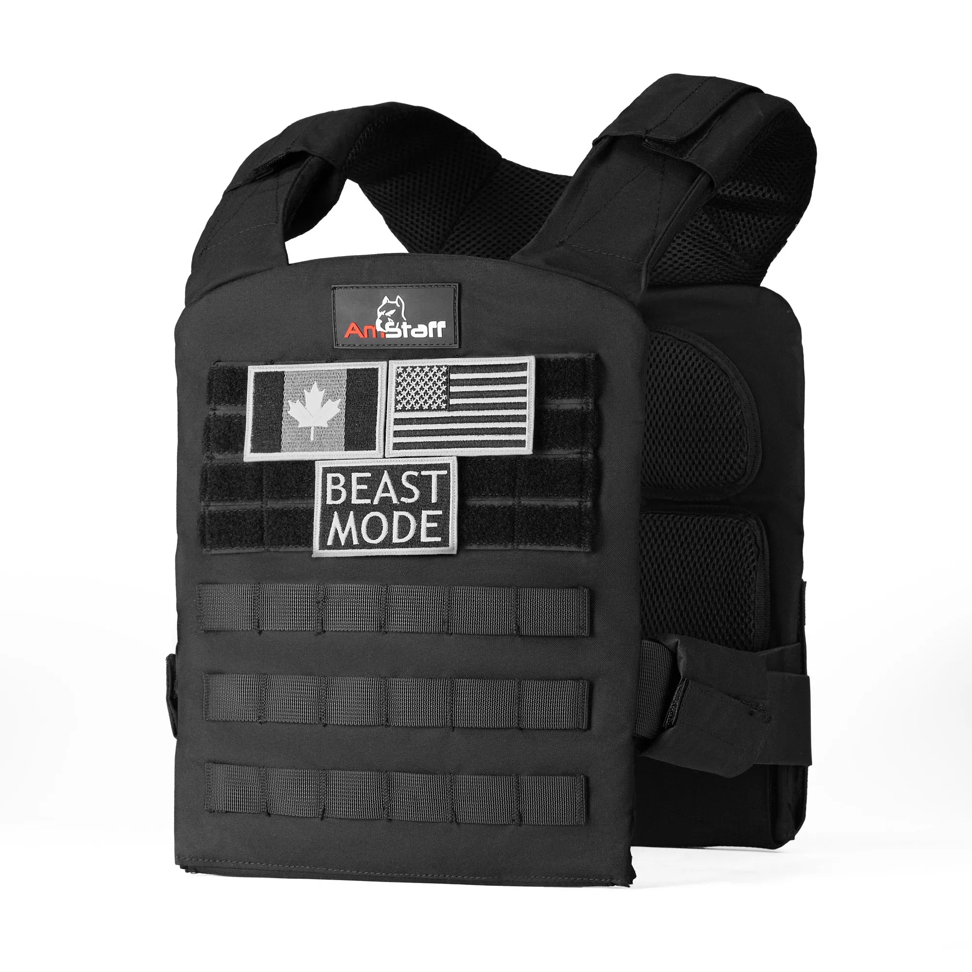 AmStaff Tactical Weighted Vest - Quick Release Fitted Style