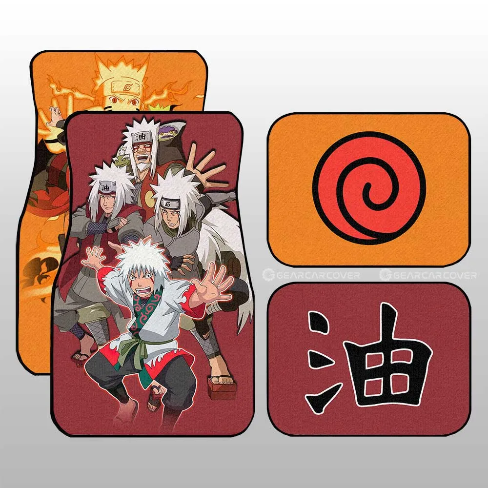 And Jiraiya Car Floor Mats Custom Anime Car Accessories