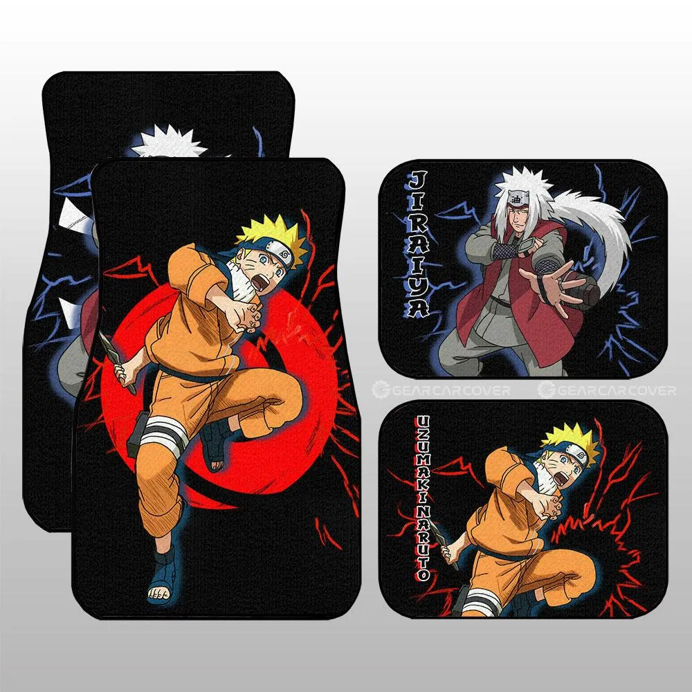 And Jiraiya Car Floor Mats Custom For Fans