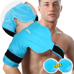 ARRIS Reusable Gel Ice Pack Hot & Cold Therapy for Shoulder Rotator Cuff, Pain Relief, Recovery