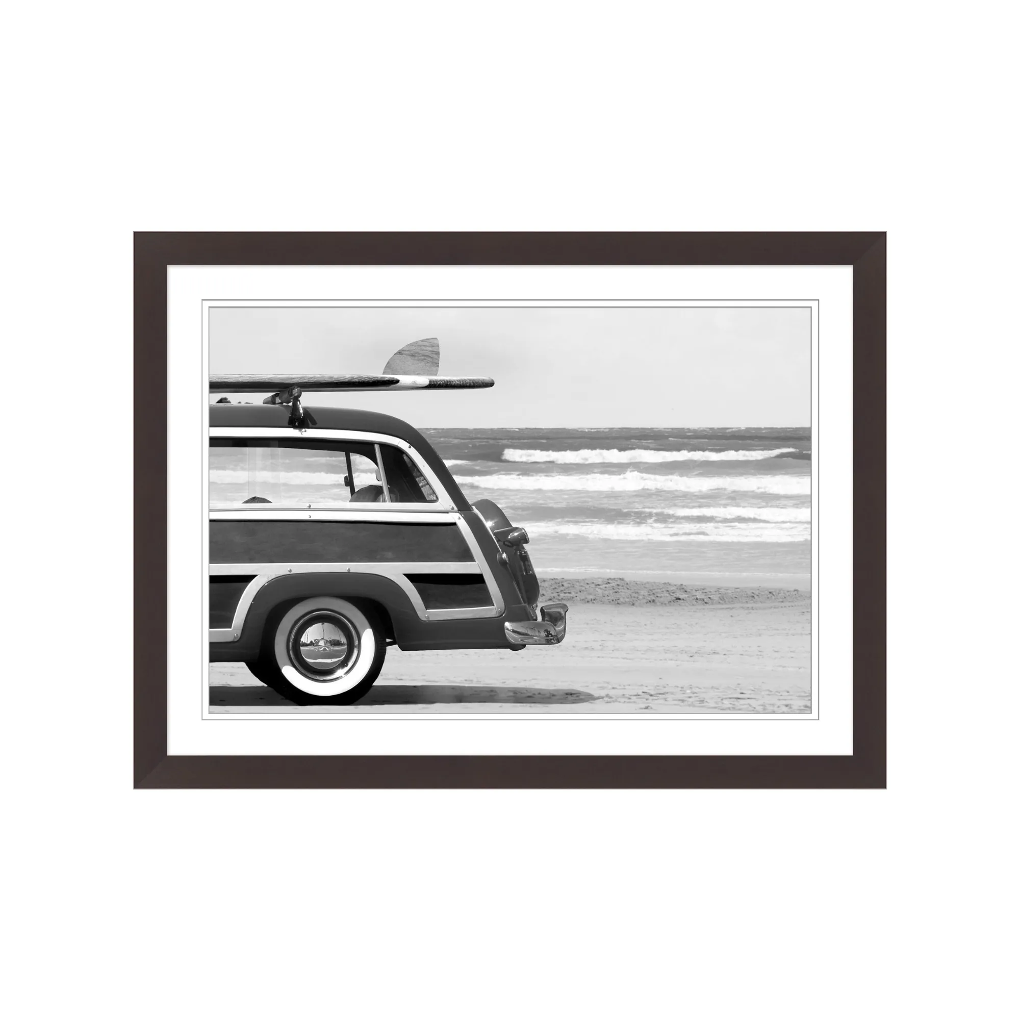 B and W Beach Car