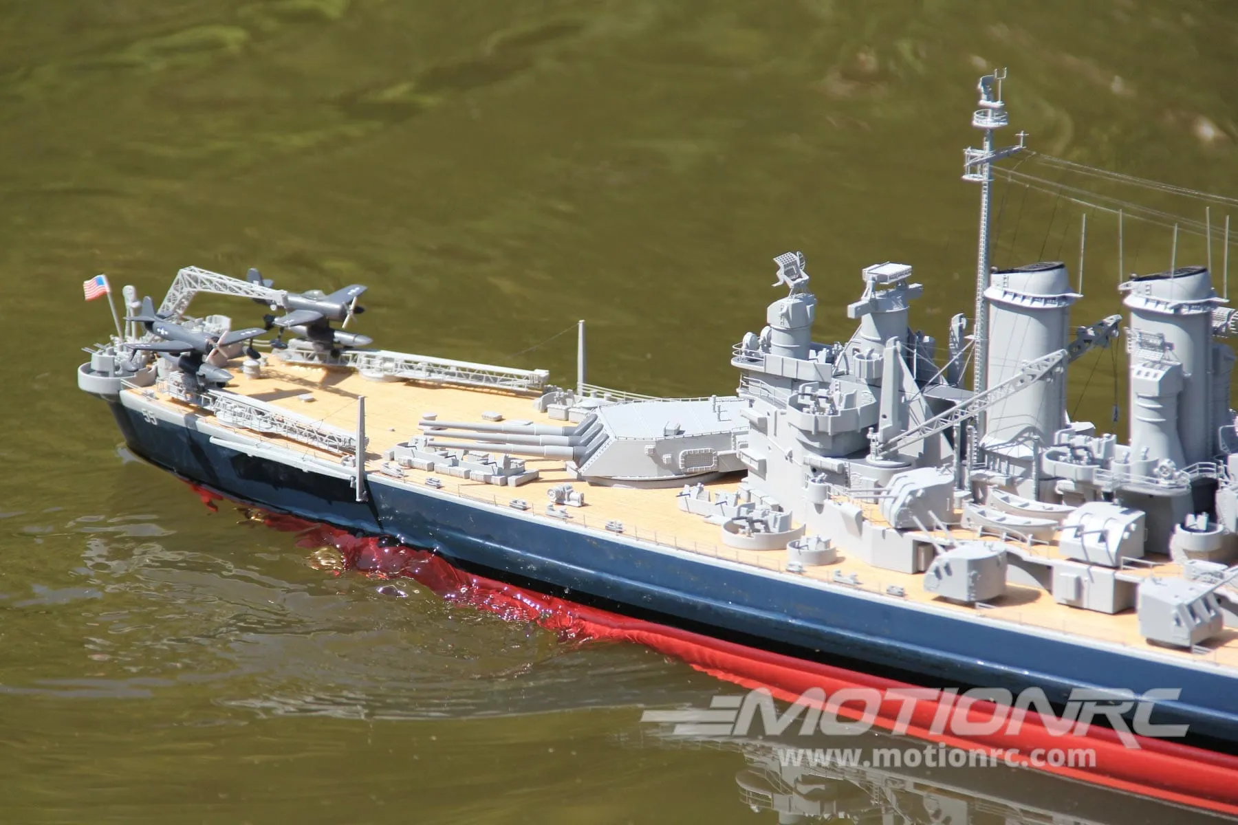 Bancroft USS North Carolina 1/200 Scale 1100mm (42.9") US Battleship - RTR