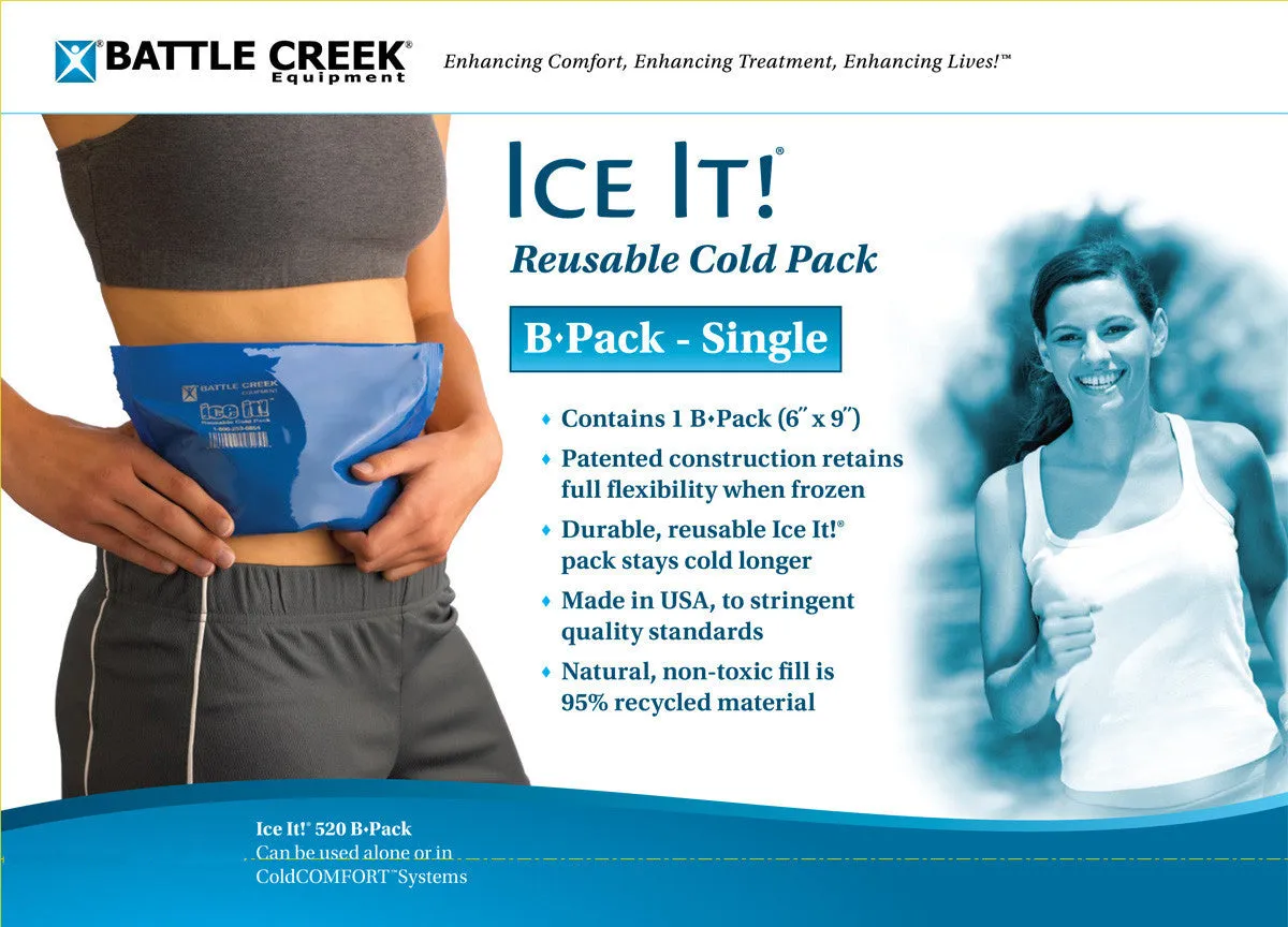 Battle Creek Ice It! Reusable Cold Pack - B Pack Single (Model 520)