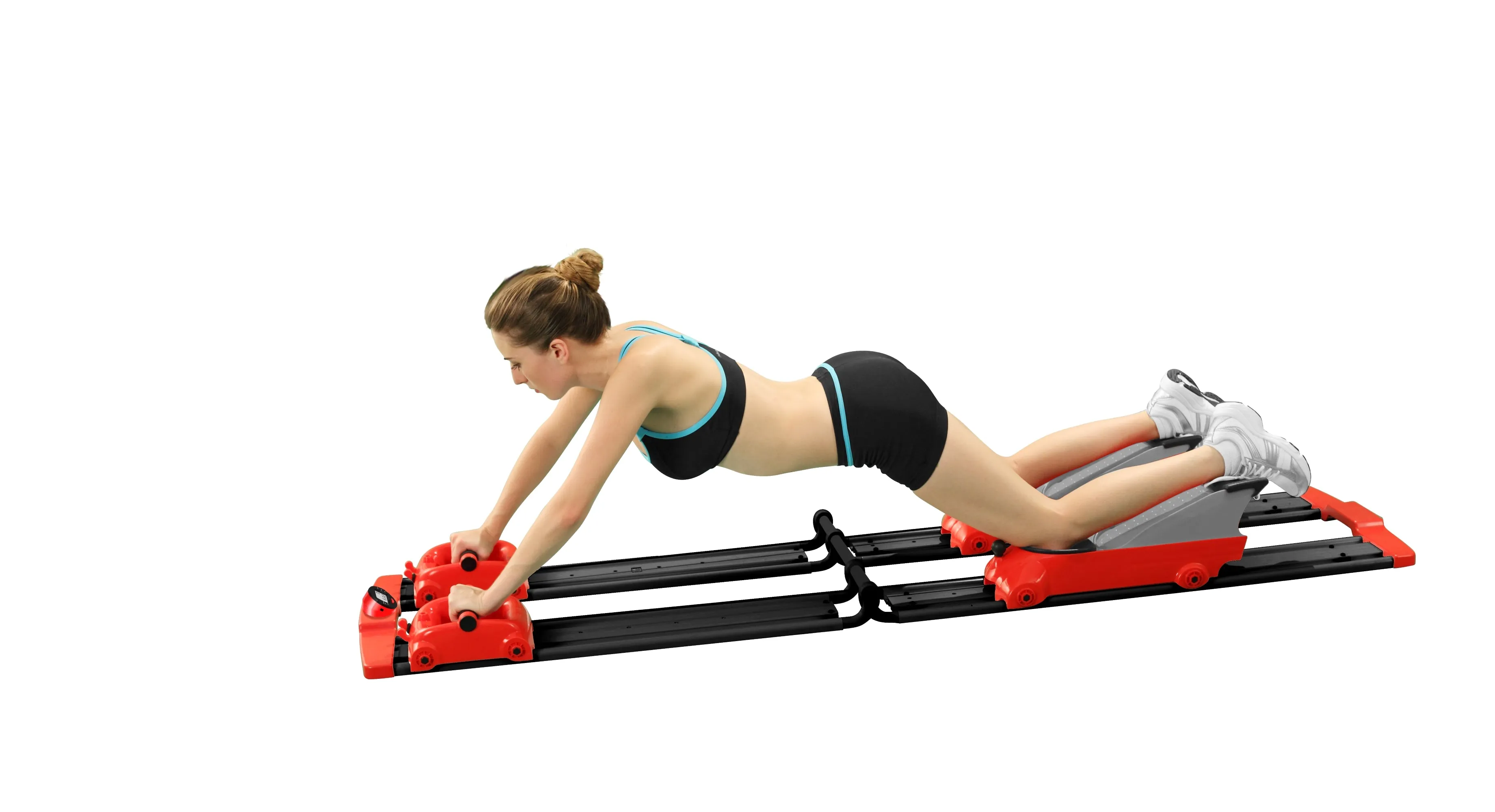 BC-628 - Back2Crawl Home Series Bear Crawl Horizontal Exercise Machine, Red