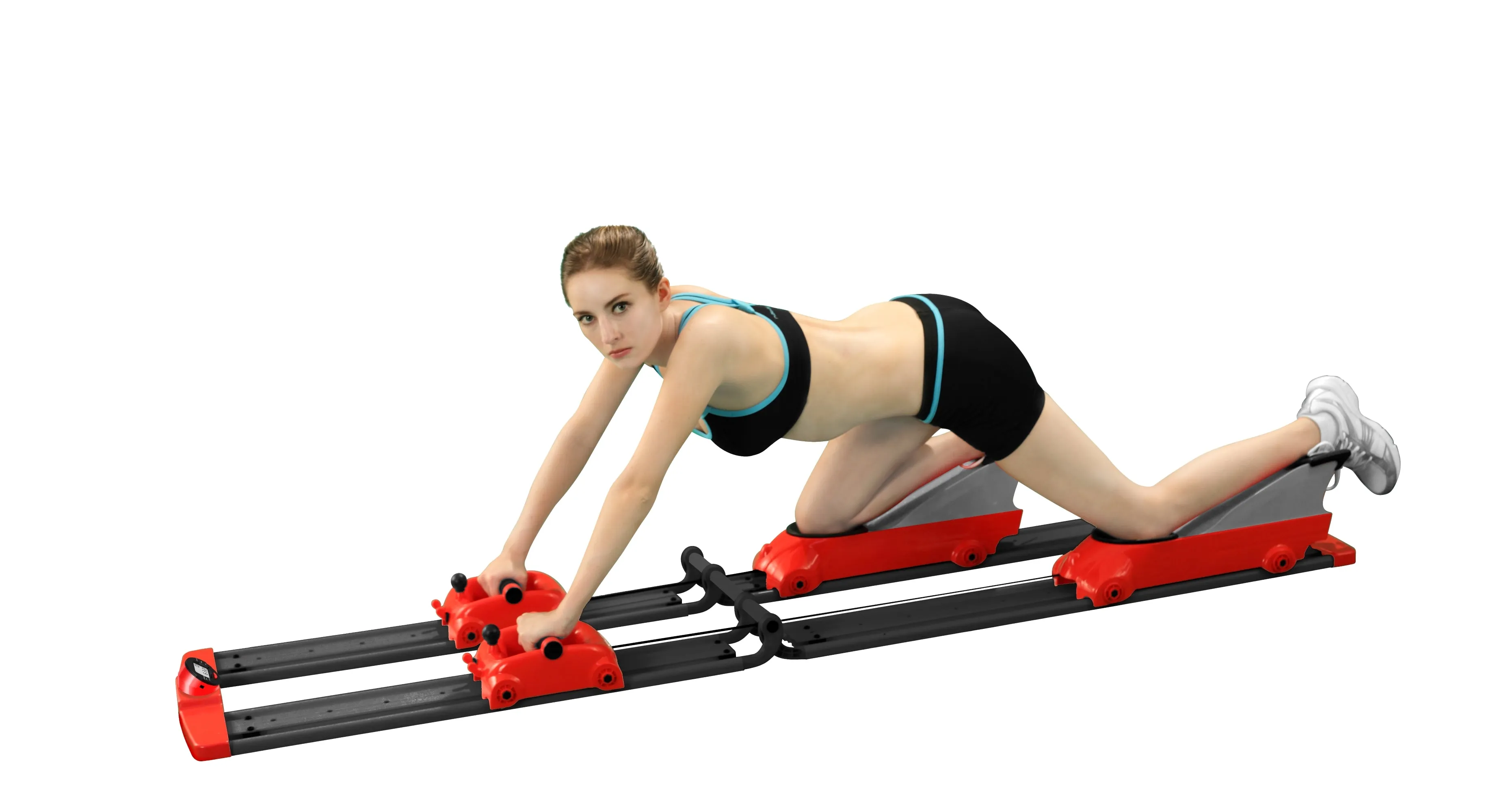 BC-628 - Back2Crawl Home Series Bear Crawl Horizontal Exercise Machine, Red