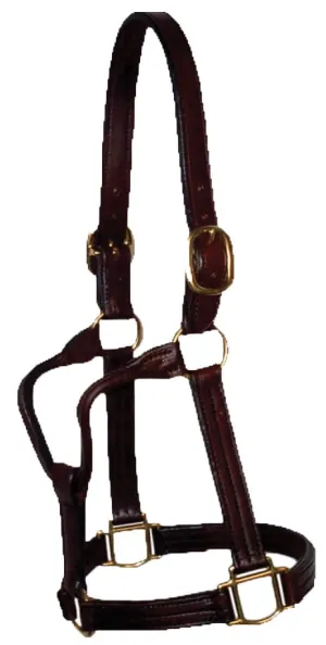 Berlin 1-1/8" Amish Handmade Leather Halter