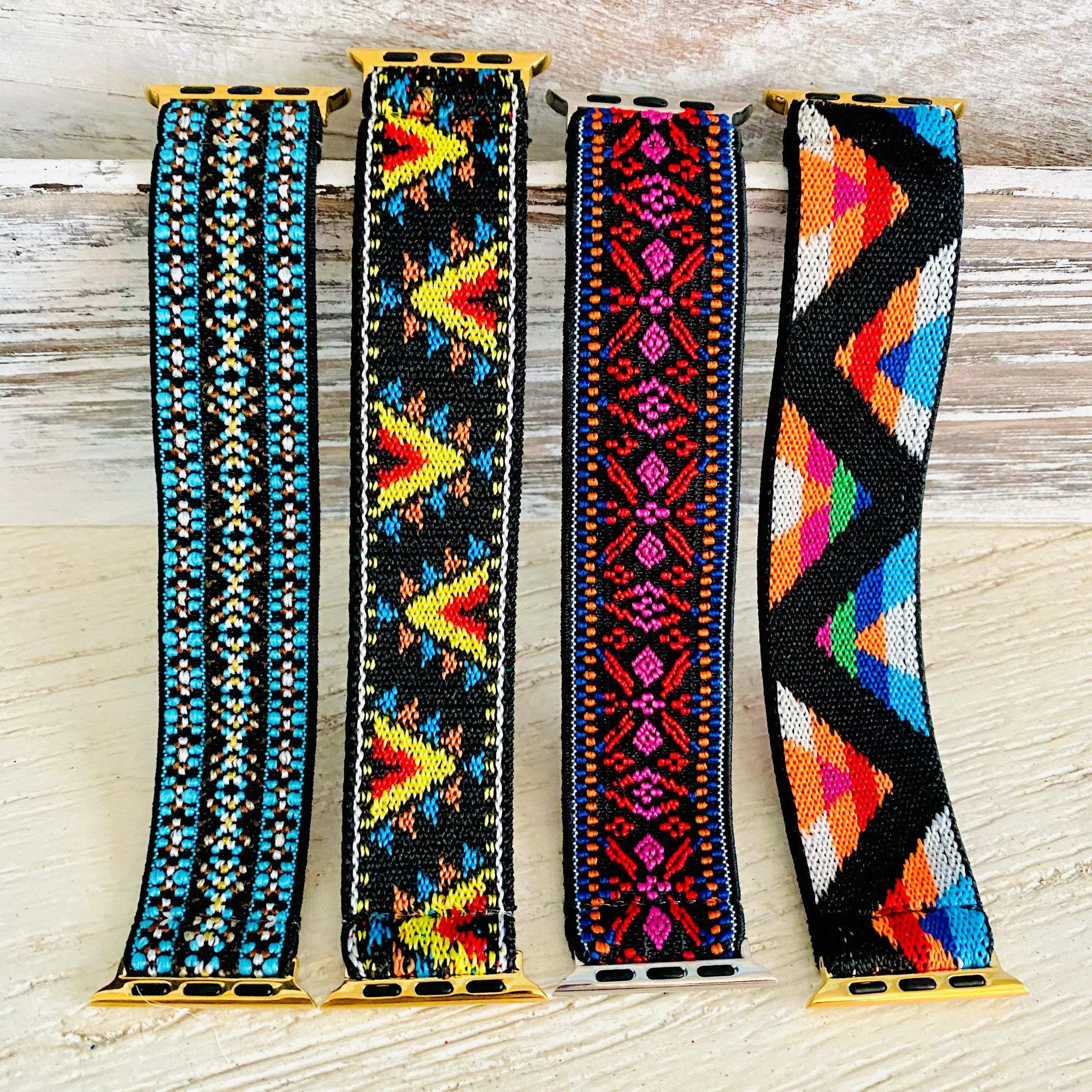 Boho Stretchable Elastic Band For Apple Watch Multiple Colors Available