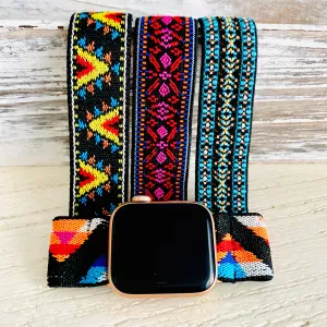 Boho Stretchable Elastic Band For Apple Watch Multiple Colors Available