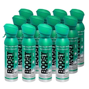 Boost Oxygen,  Menthol-Eucalyptus, Medium (5-Liter), Case of 12