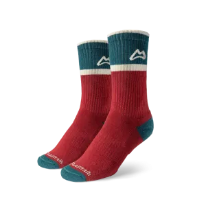 Classic Crew Trail Sock - Red