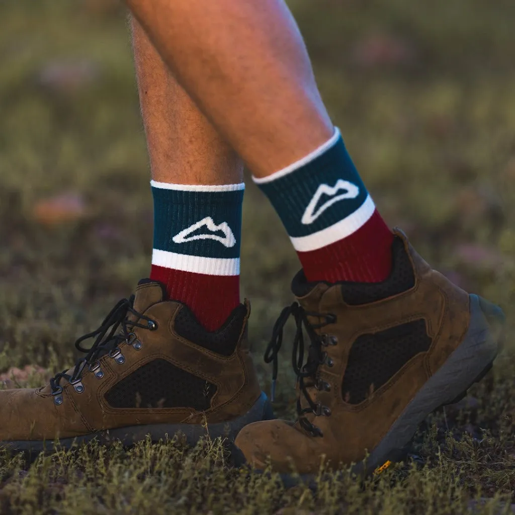 Classic Crew Trail Sock - Red