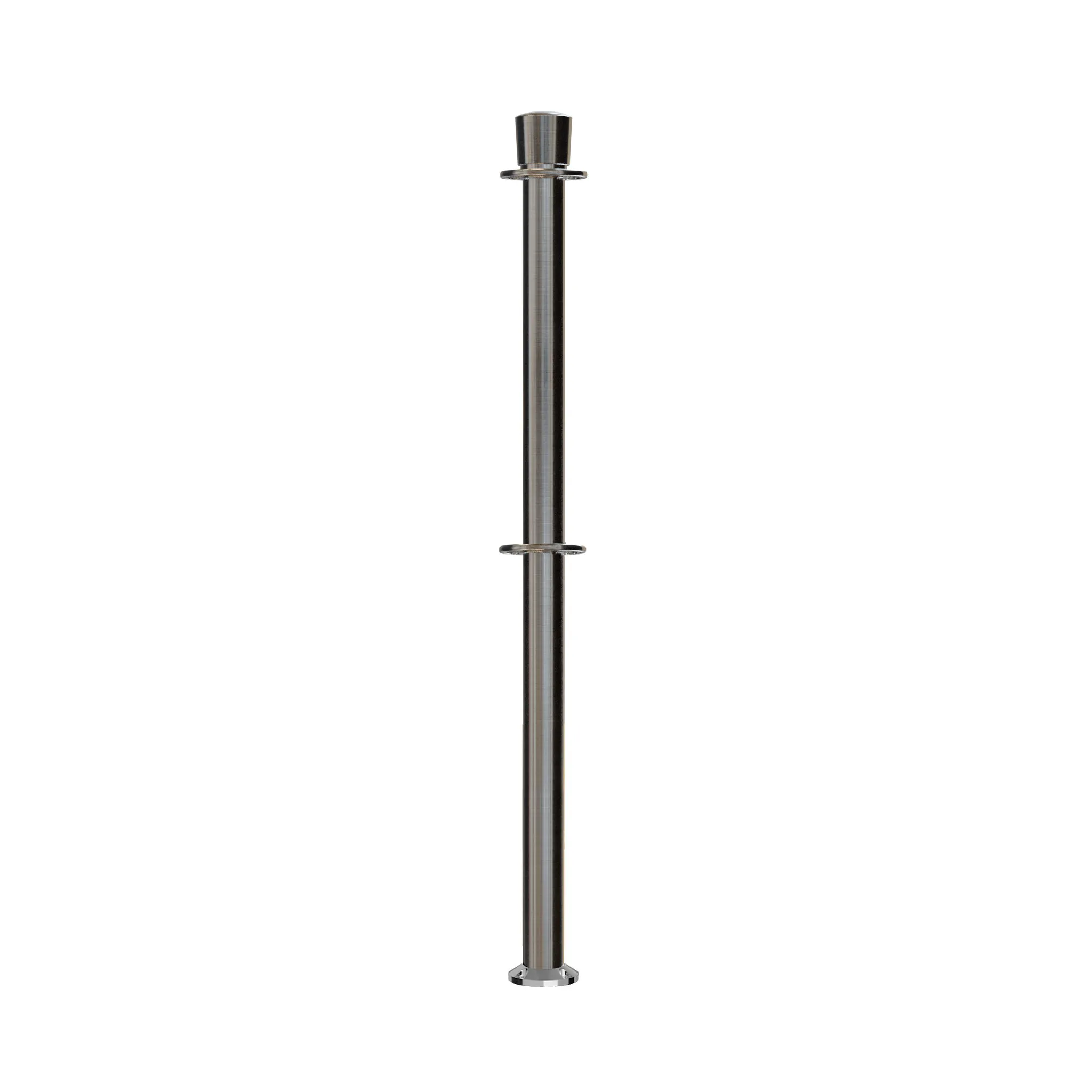 Crown Top Dual Rope Stanchion with Fixed Base - Montour Line CXLineDF