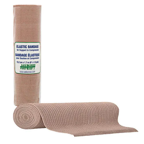 ELASTIC SUPPORT/COMPRESSION BANDAGE - 15.2 cm x 1.7 m