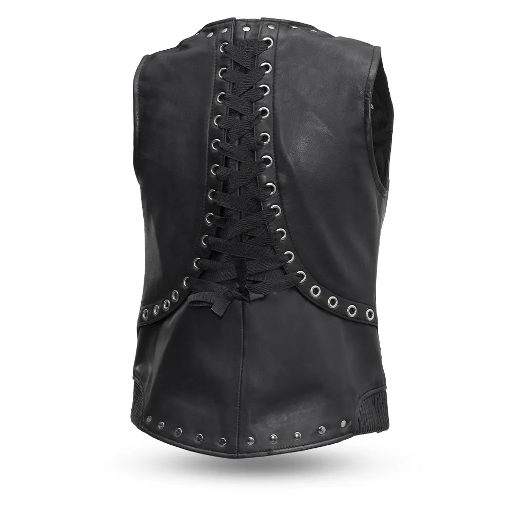 Empress Women's Motorcycle Leather Vest