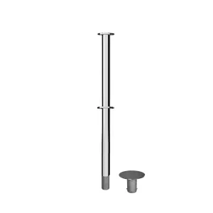 Flat Top Dual Rope Stanchion with Removable Base - Montour Line CXLineDR