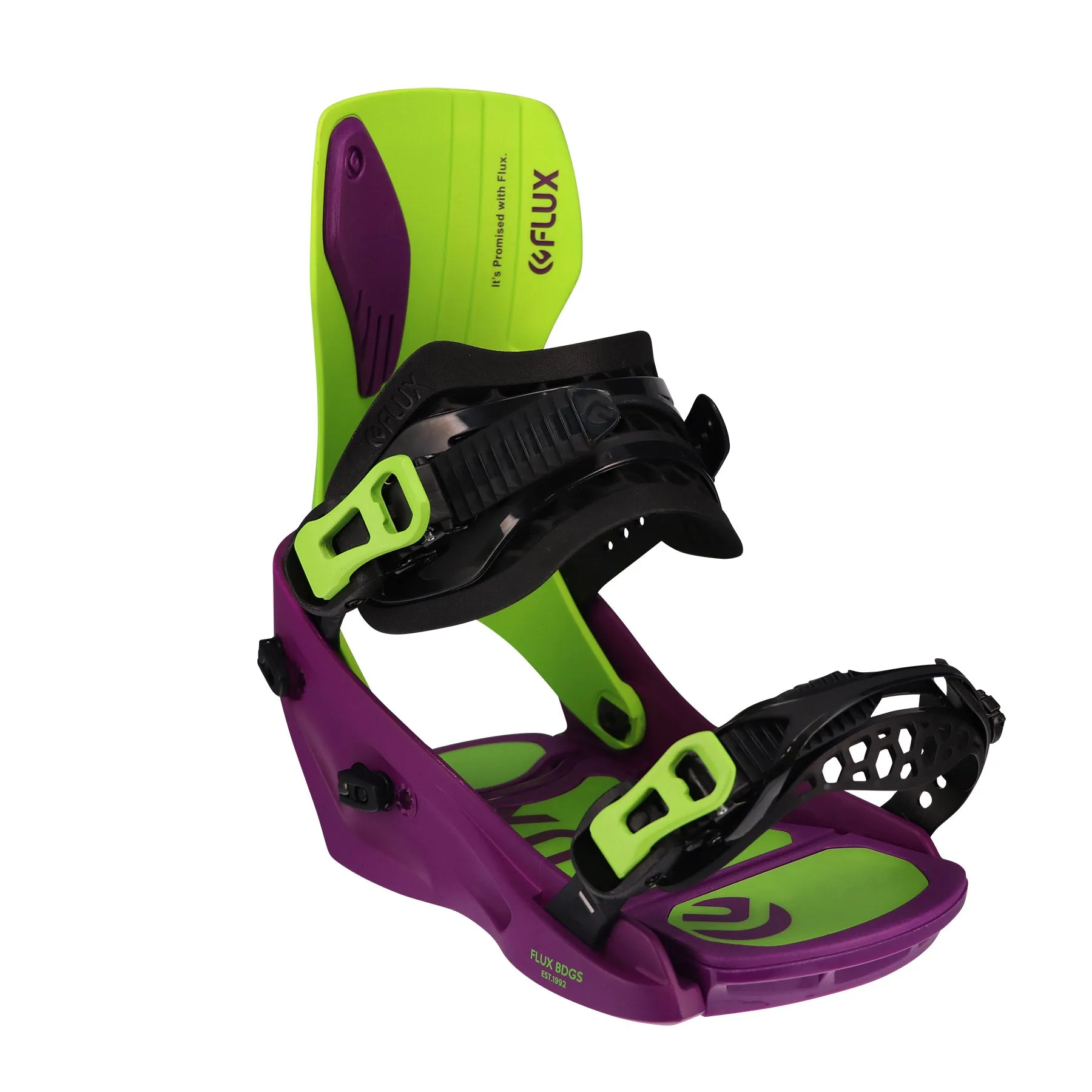 Flux XF Snowboard Bindings Mens Neon Crazy