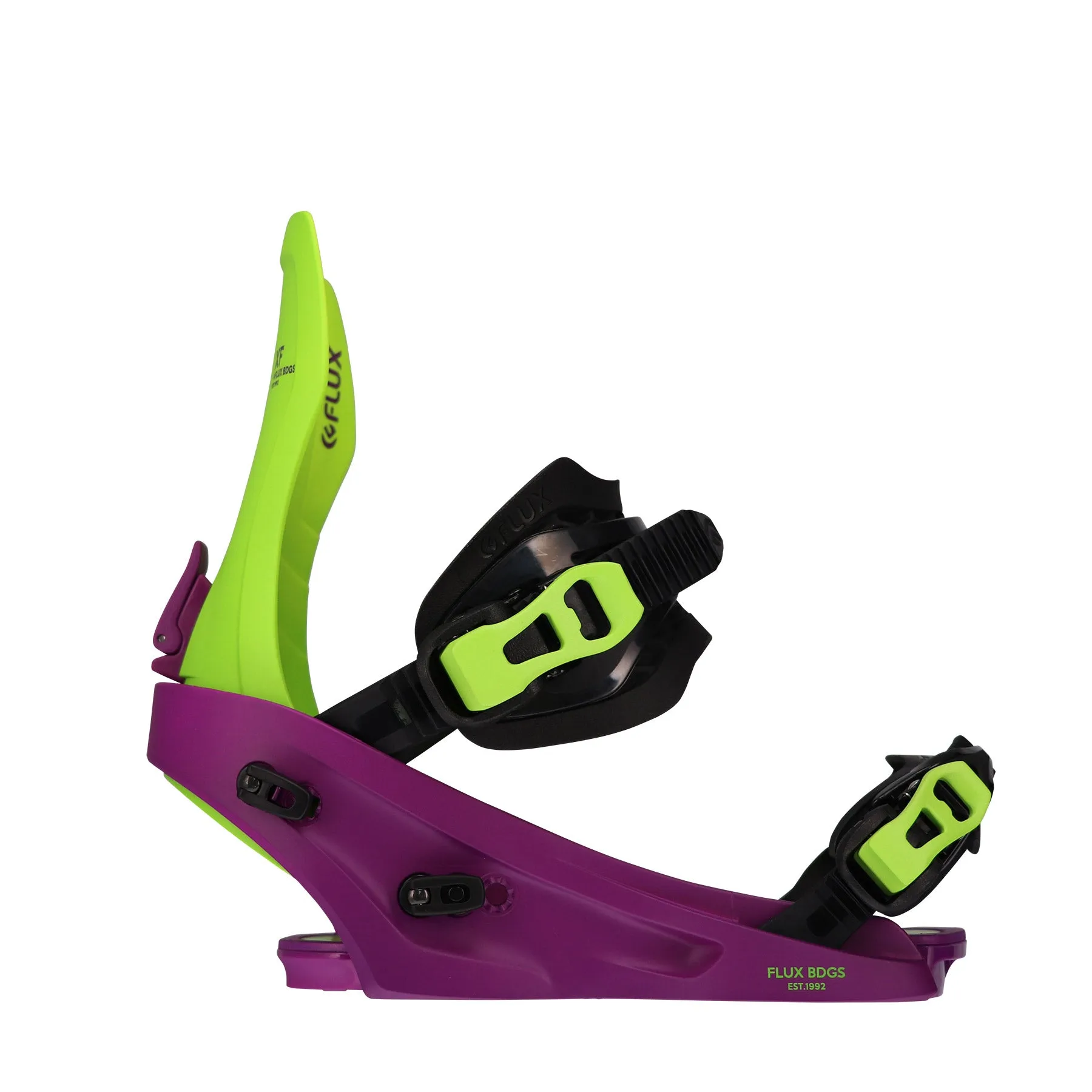 Flux XF Snowboard Bindings Mens Neon Crazy