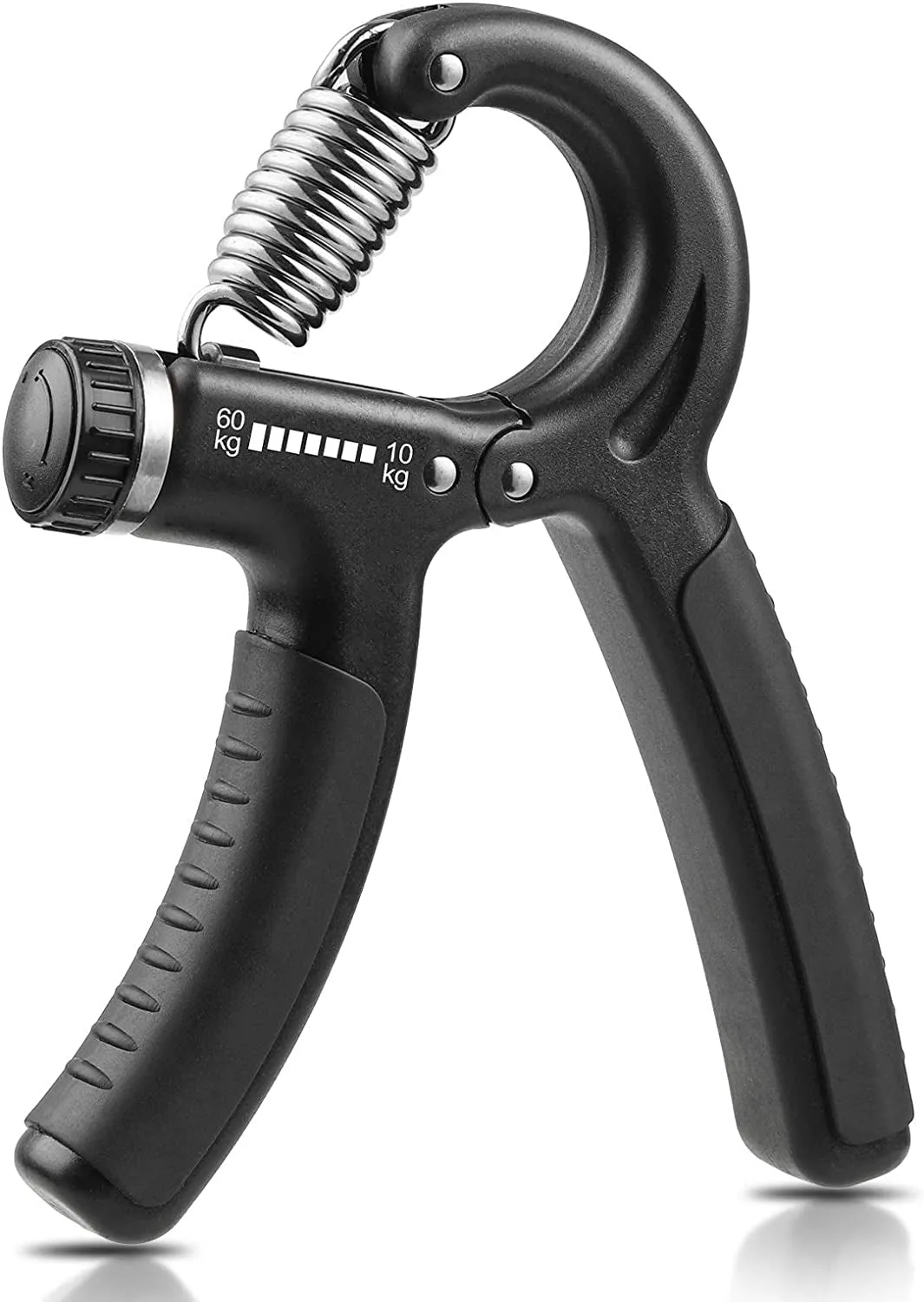 Grip Strength Trainer - Adjustable Resistance 22-132 lbs (10-60 kg.) Hand Grip Strengthener for Forearm Strength and Hand Injury Recovery - Ideal for Musicians, Athletes, and Rehabilitation