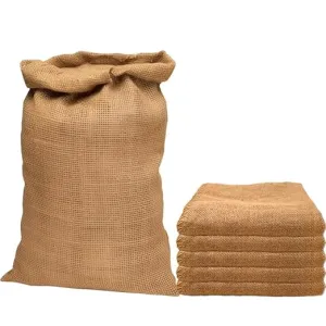 Gunnysack - Burlap Bag, 24 x 40 inch - Pack of 6 (Brown)