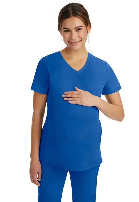 HH Works by Healing Hands Women's Mila Maternity Solid Scrub Top 2510