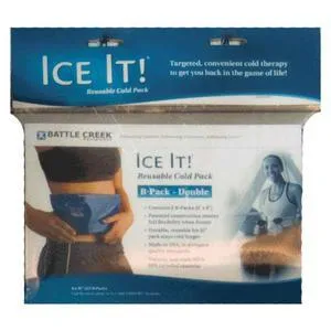 Ice It! ColdComfort Cold Therapy Refill, B-Pack Double 6" x 9"