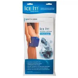 Ice It! ColdComfort Cold Therapy Refill - E-Pack Double, 6" x 12" Vinyl - Each