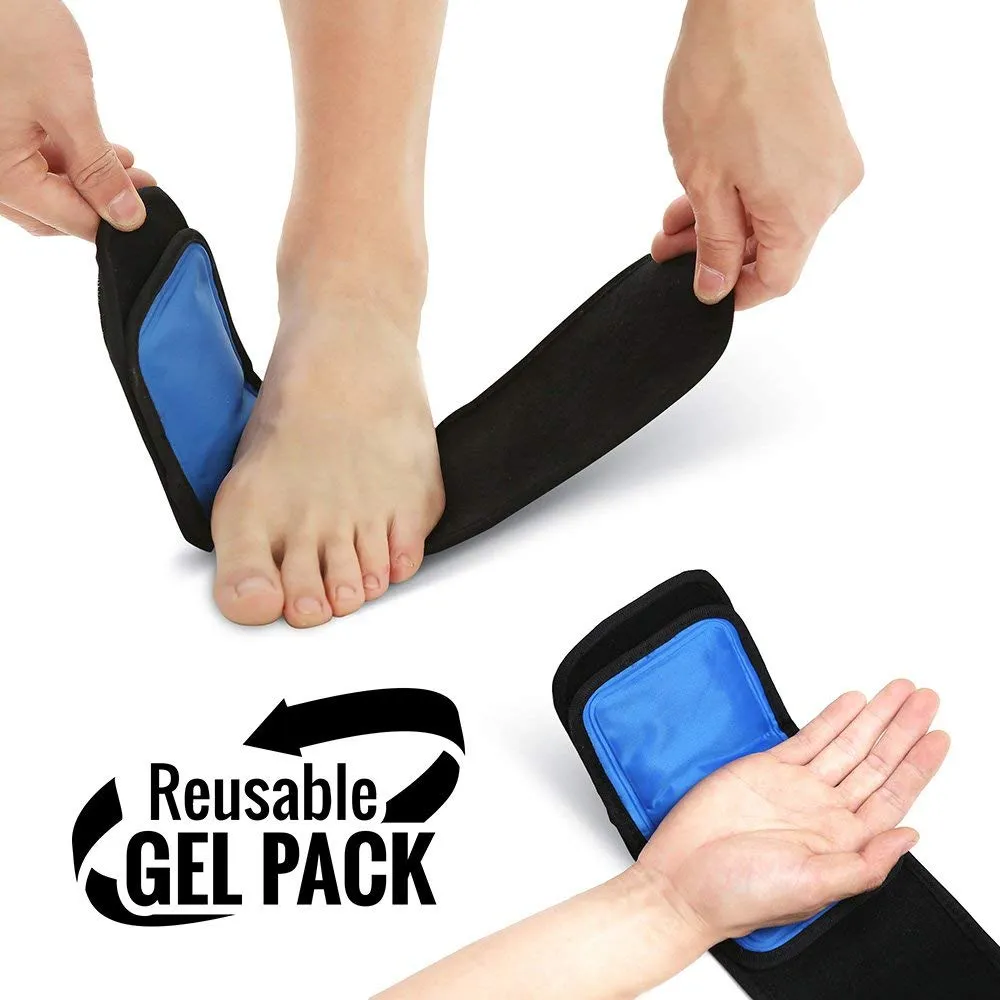 IGIA™ Foot Ankle Wrist Ice Pack Wrap 2 Gel Packs