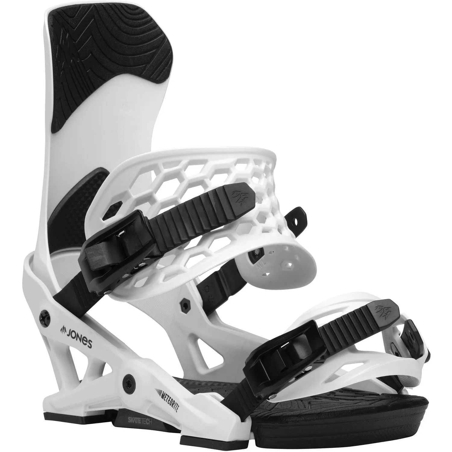 Jones Meteorite Snowboard Bindings Mens 2024 Snow White