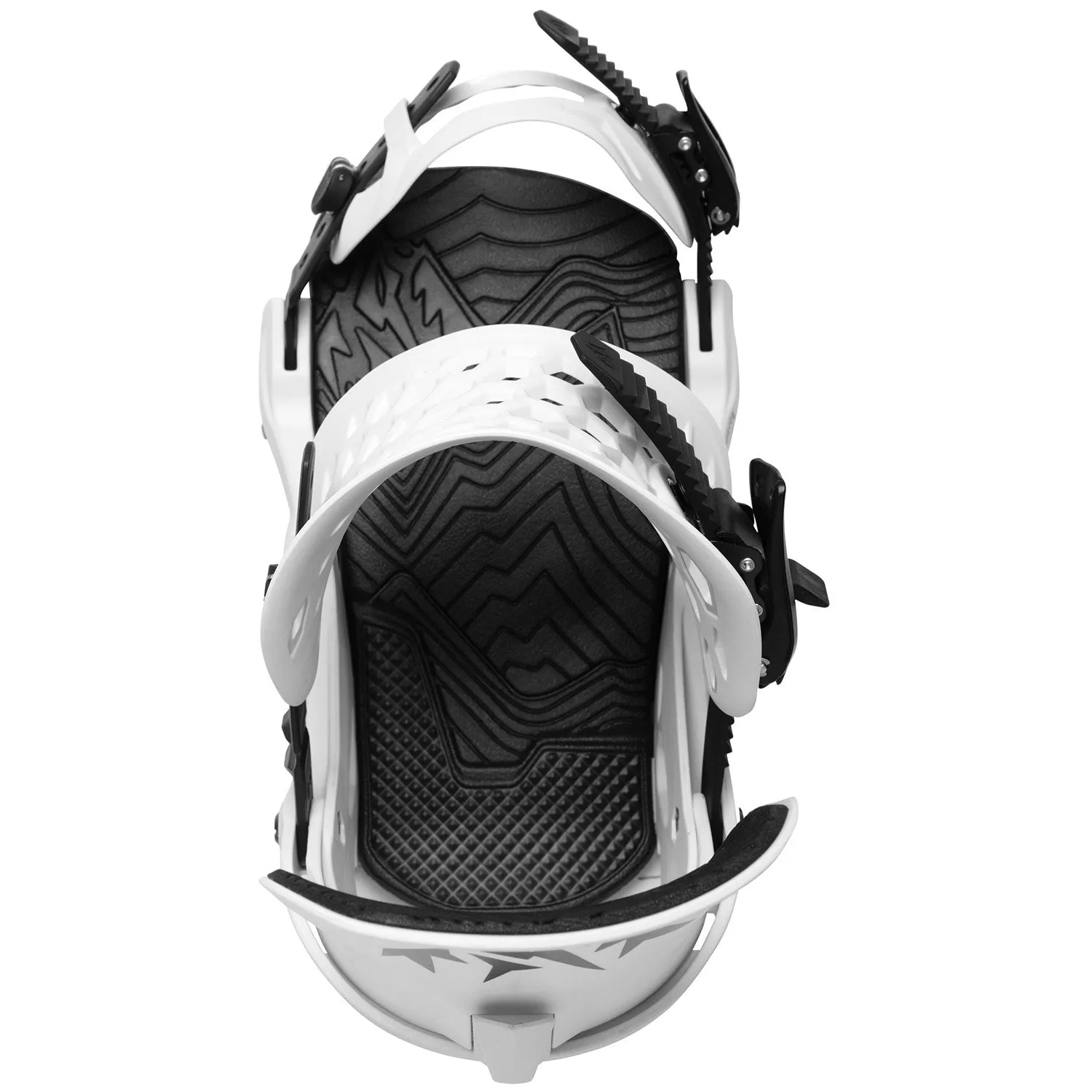 Jones Meteorite Snowboard Bindings Mens 2024 Snow White