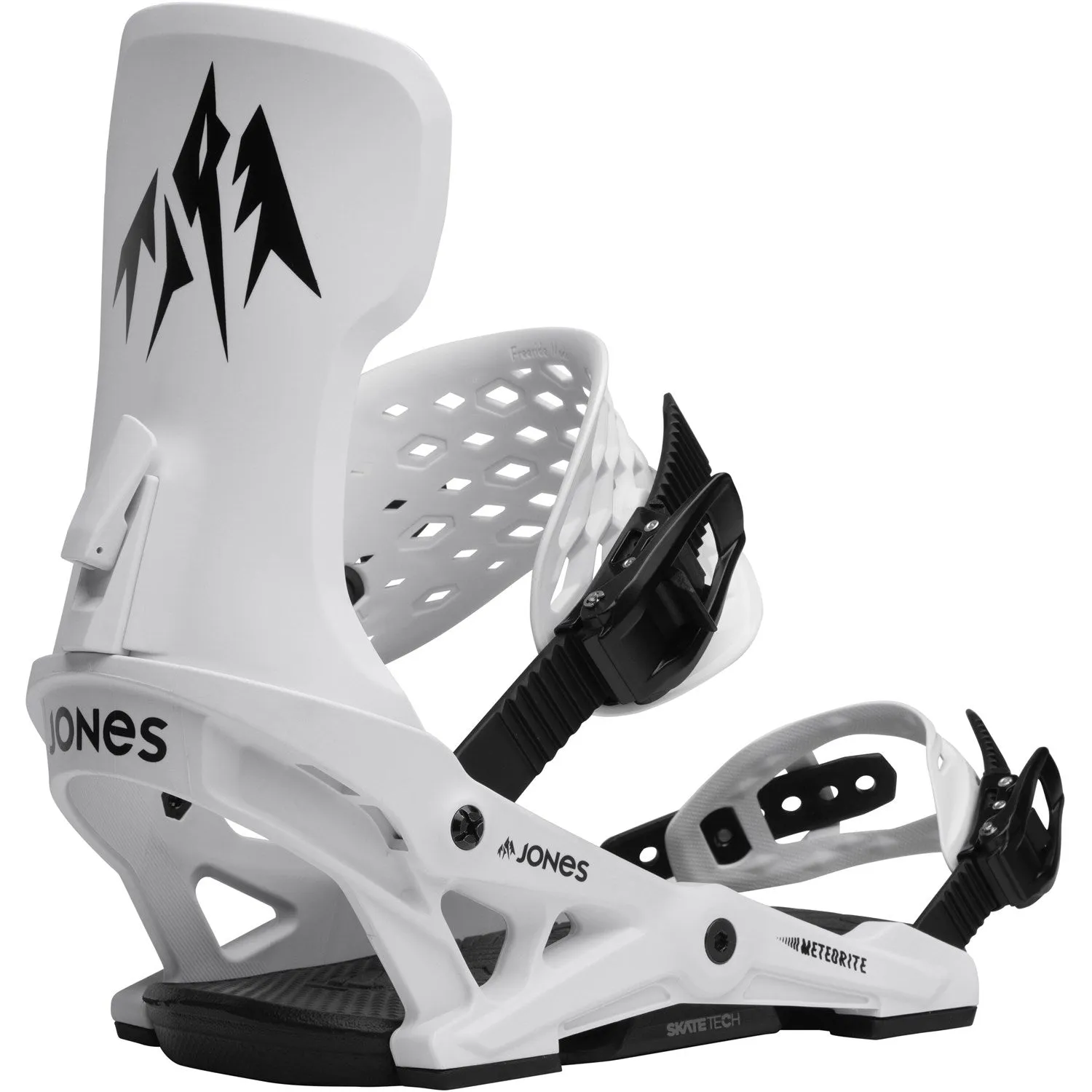 Jones Meteorite Snowboard Bindings Mens 2024 Snow White