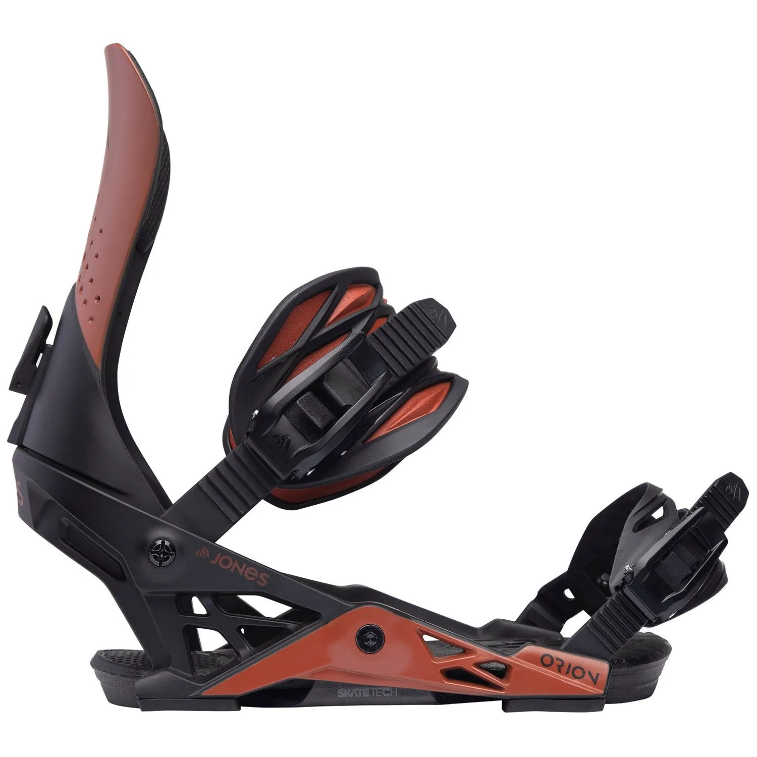 Jones Orion Snowboard Bindings Mens 2024 Safety Red