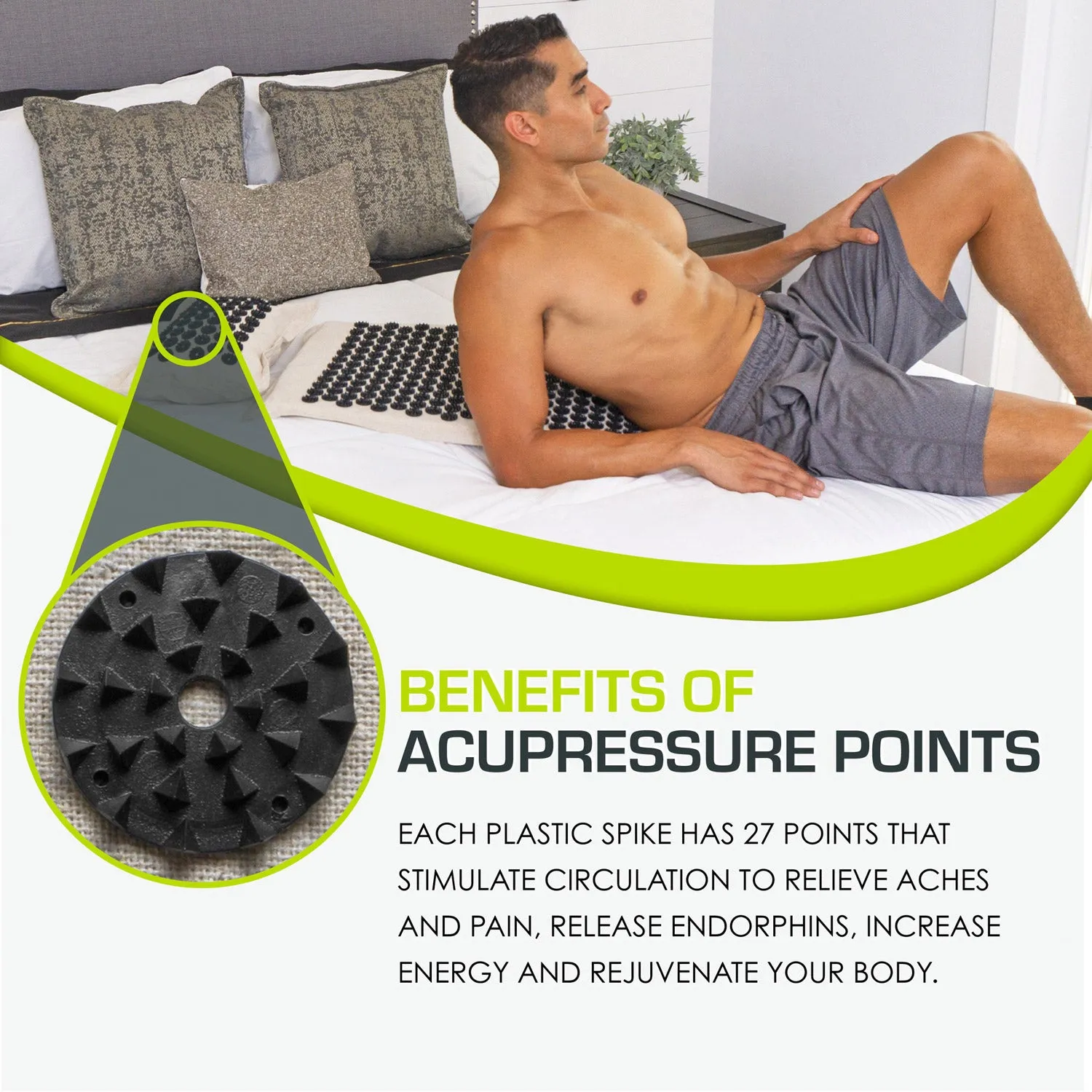 Ki Acupressure Mat and Pillow Set