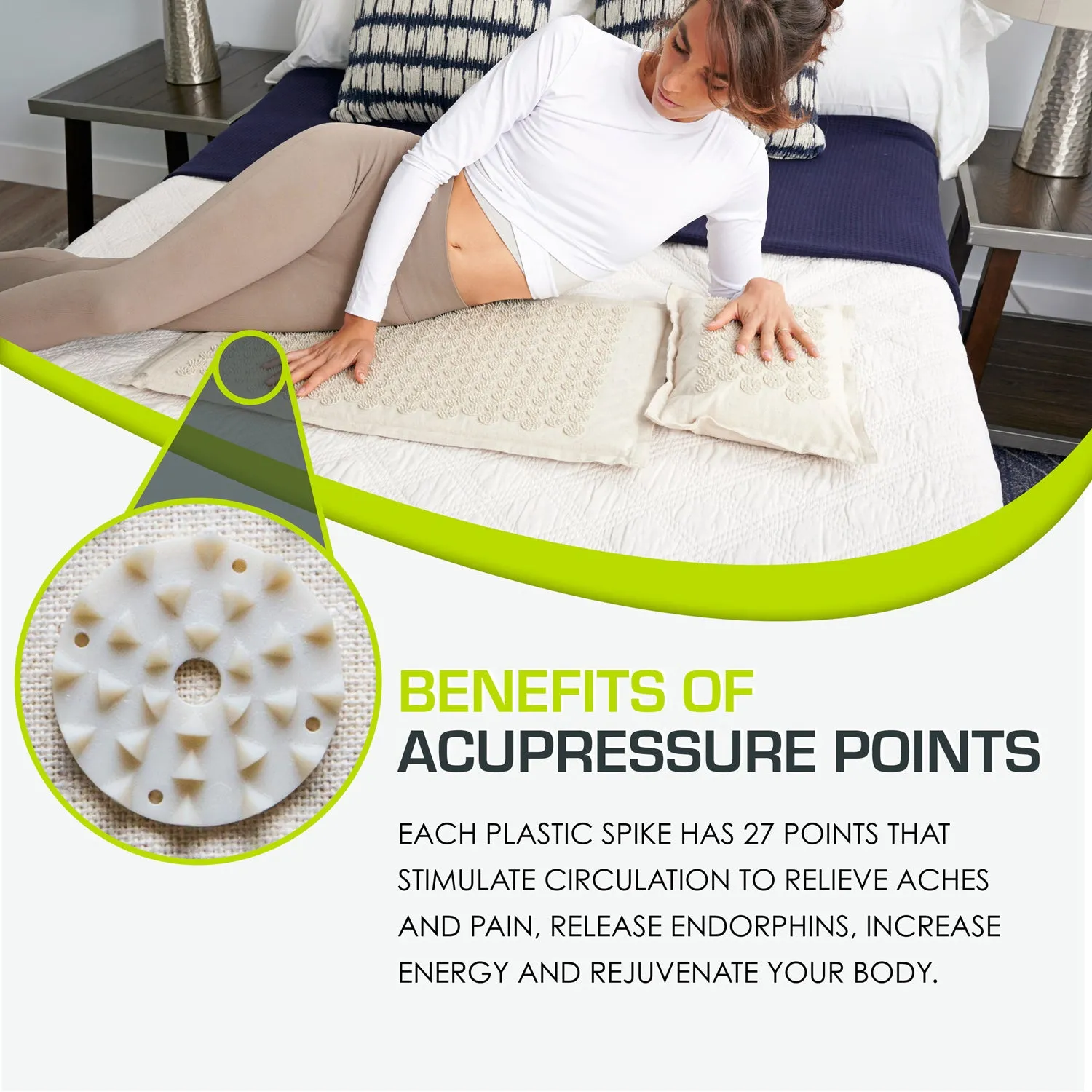 Ki Acupressure Mat and Pillow Set