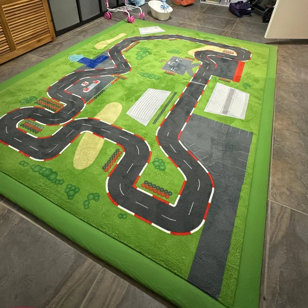 Kids Car Mat - Race Track Mat By Muscle Mat