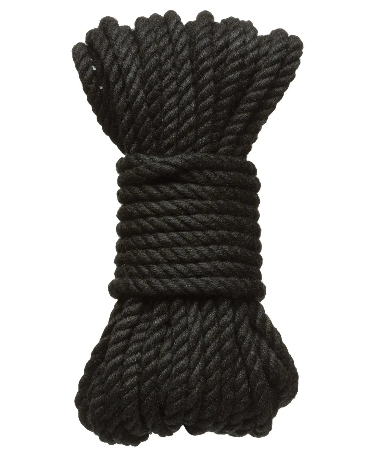 Kink Bind & Tie Hemp Bondage Rope - 30 ft - Black