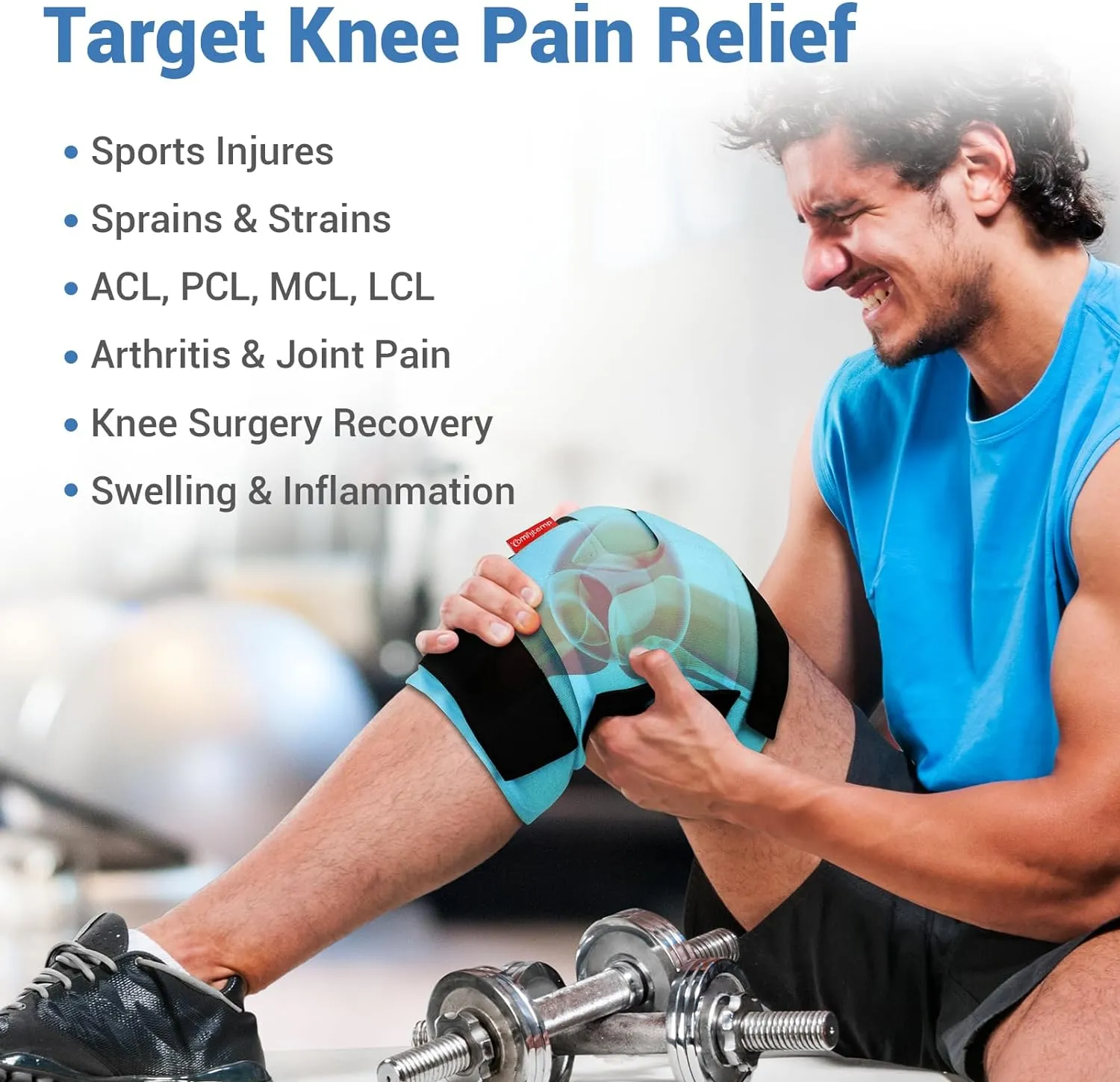 Knee Ice Pack Wrap