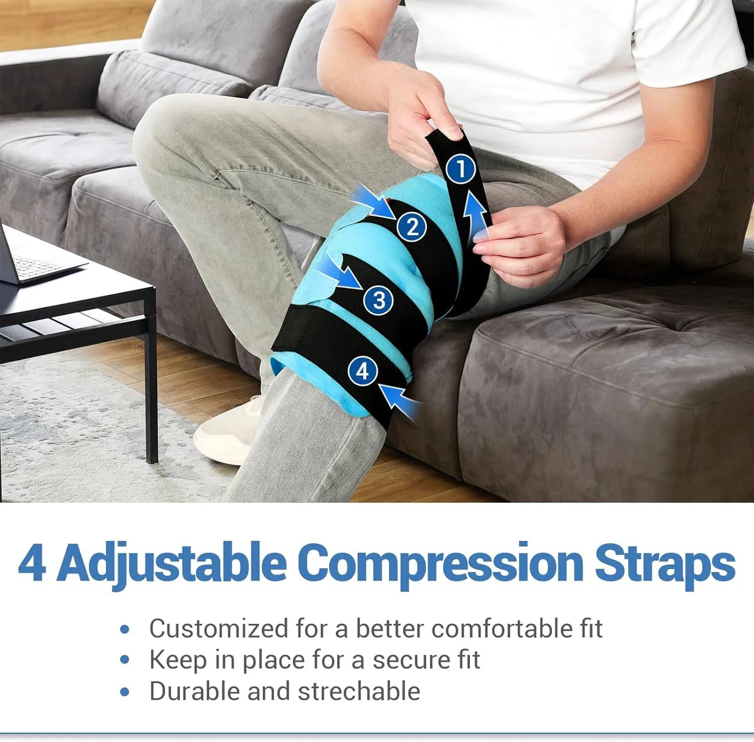 Knee Ice Pack Wrap